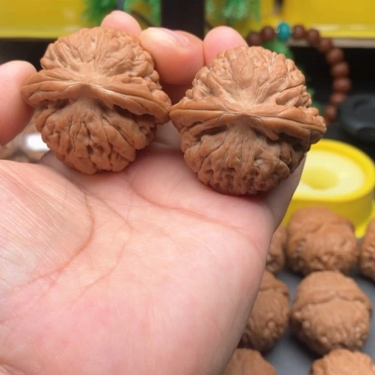 把件文玩核桃莲花
