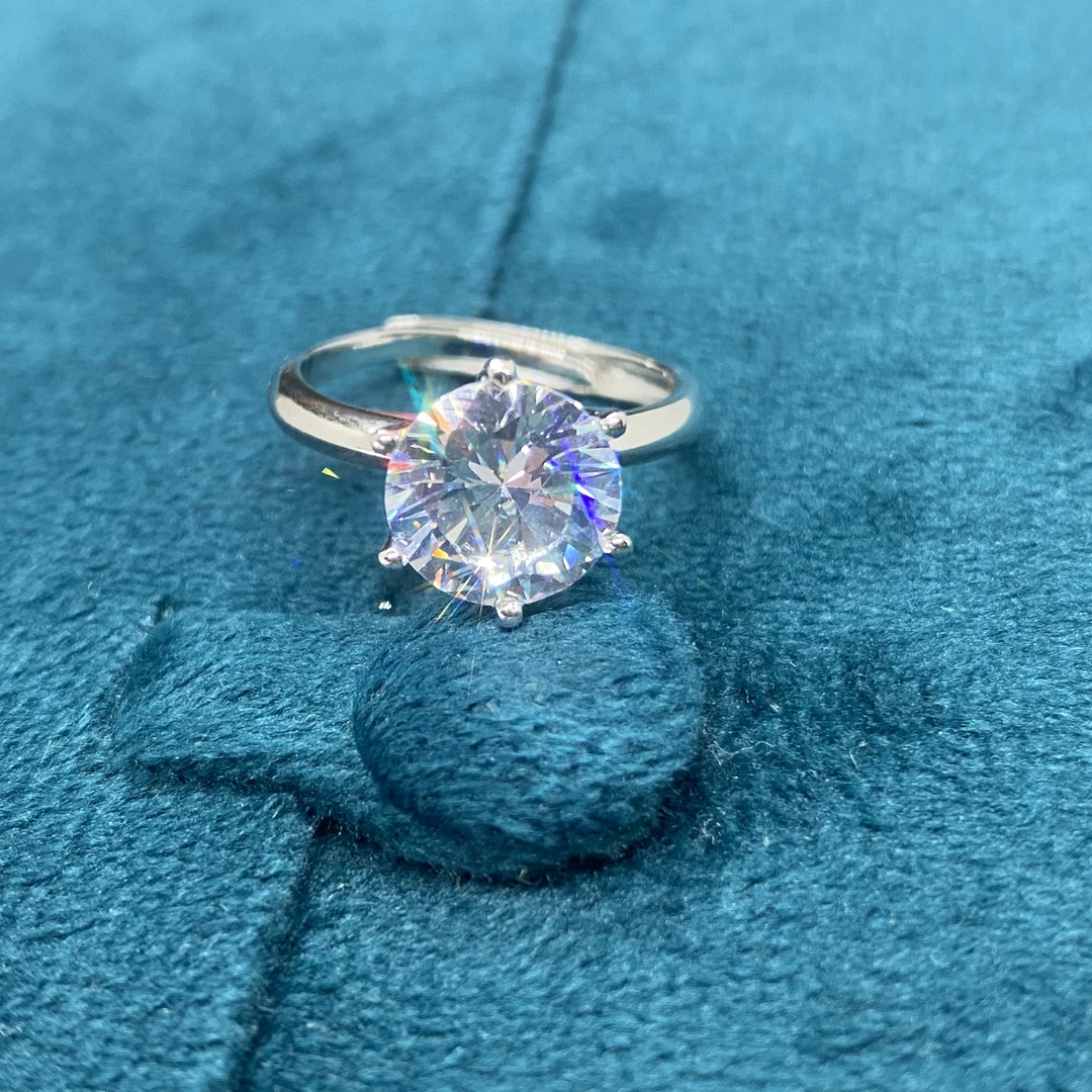 【南非库里南】NFKLN 高端奢华定制 精致小巧六爪戒指 547