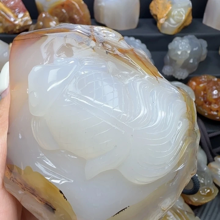 玛瑙/玉髓合金摆件