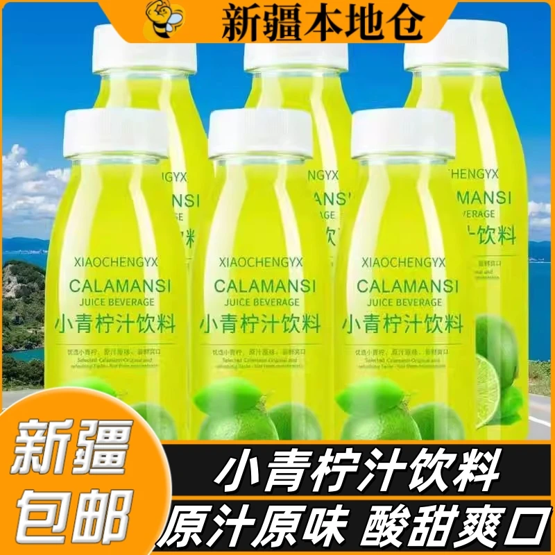 新疆包邮椰子水金银花汁小青柠砂糖橘西梅多多饮瓶装整箱果汁饮料