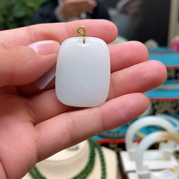 吊坠(不含链)未镶嵌和田玉