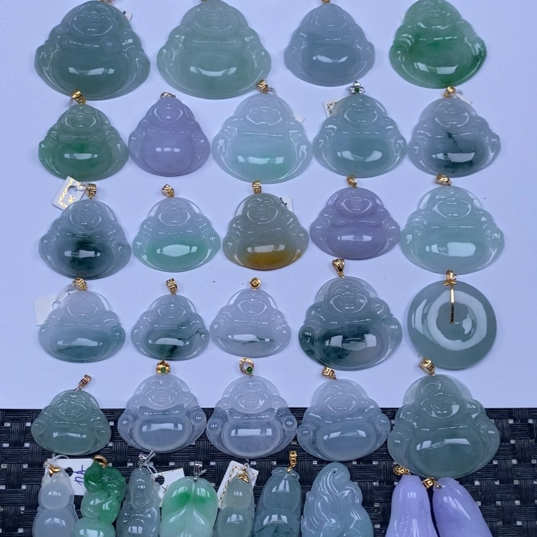 翡翠未镶嵌颈饰天然翡翠