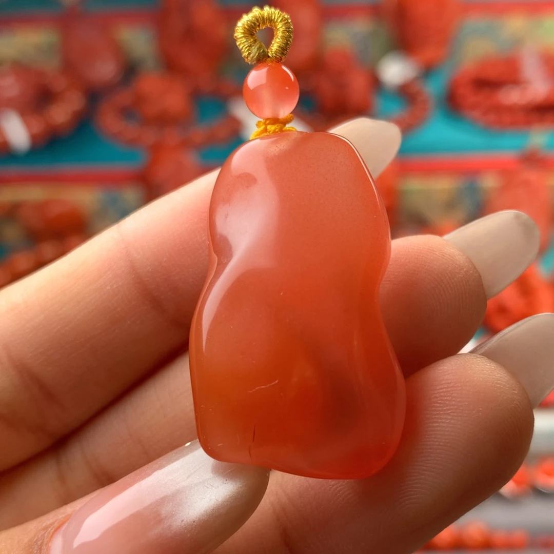 吊坠(不含链)未镶嵌南红玛瑙