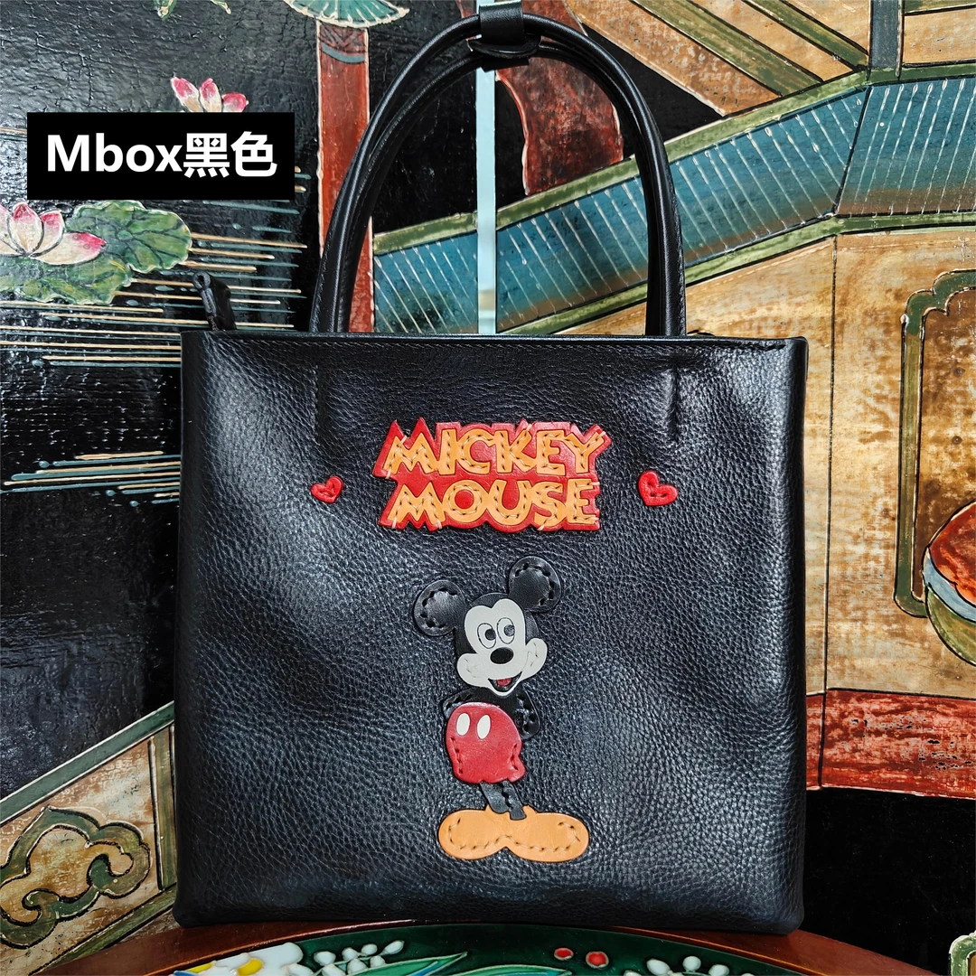 三笙鱼SANSHENGYU 【米奇】手拎包（无肩带）——手作定制系列