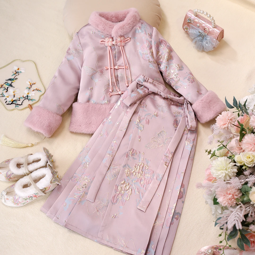 童一密度女童冬季加棉儿童马面裙T074单件