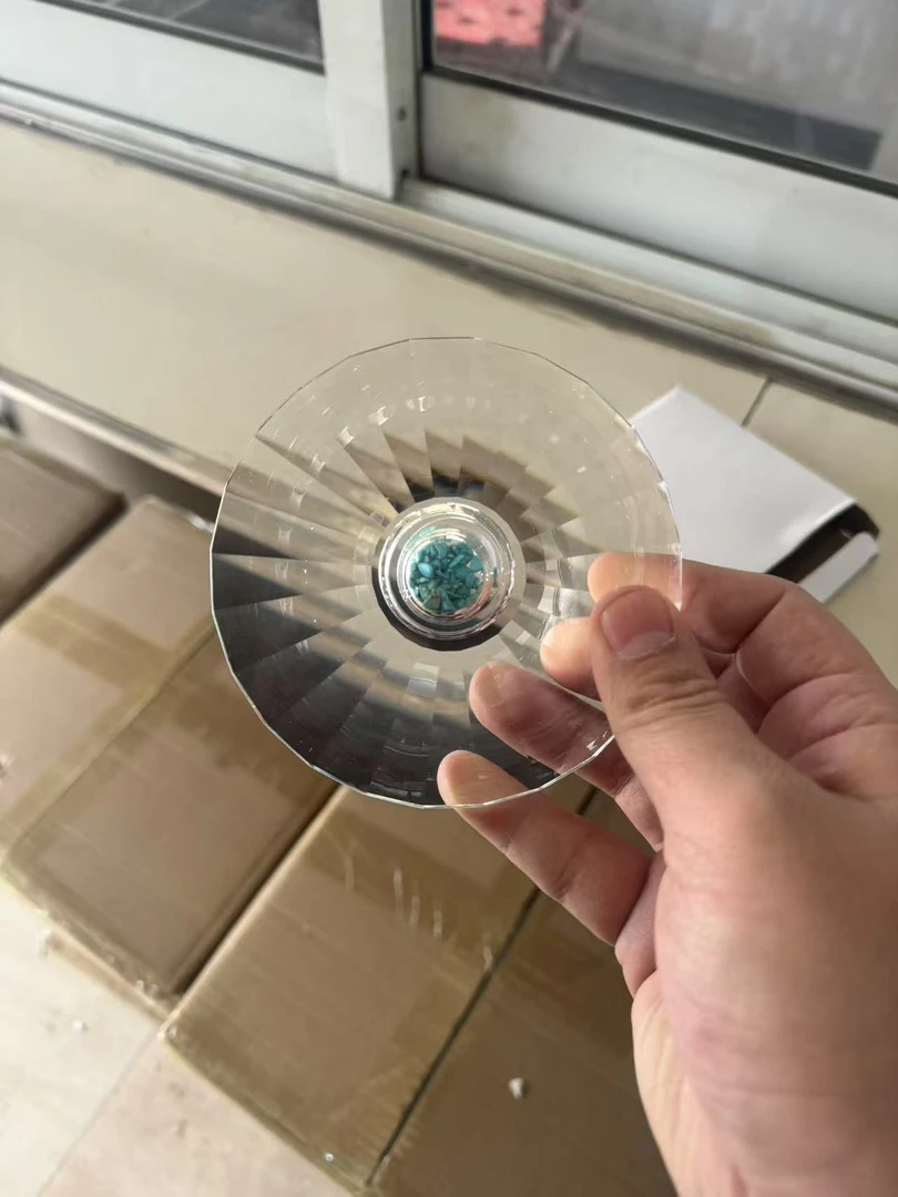 (J)三才绿松石水晶垫片