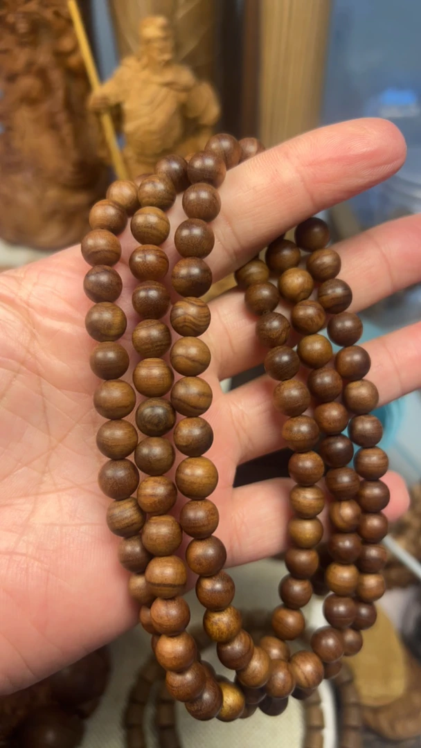 老山檀香8圆株焦糖