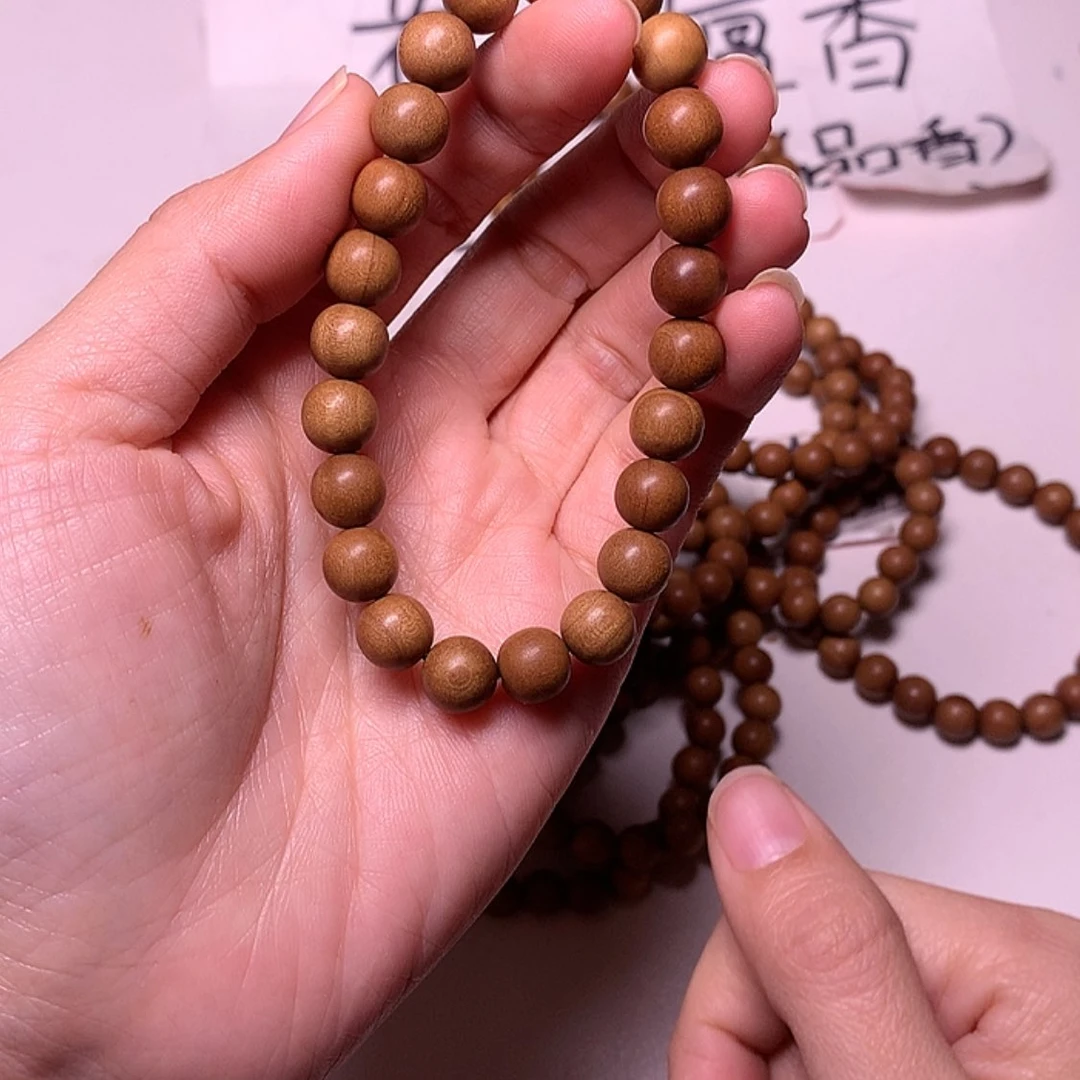 【闪购商品】檀香木手串/手链檀香0.8单圈瑕疵