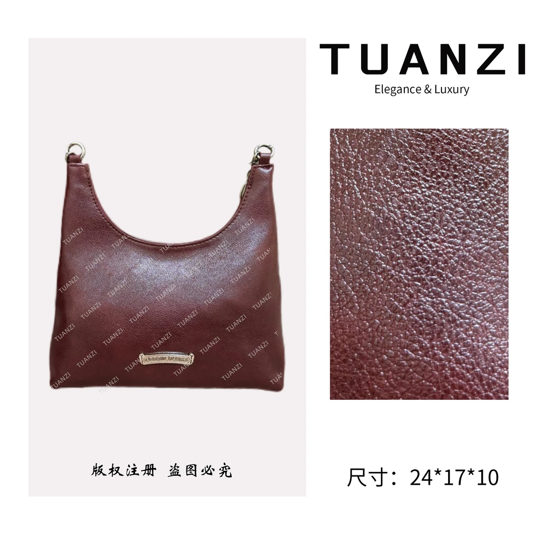 TUANZI『高端玩家』克罗家秋冬新款腋下hobo包 SD-5785-北斗栗