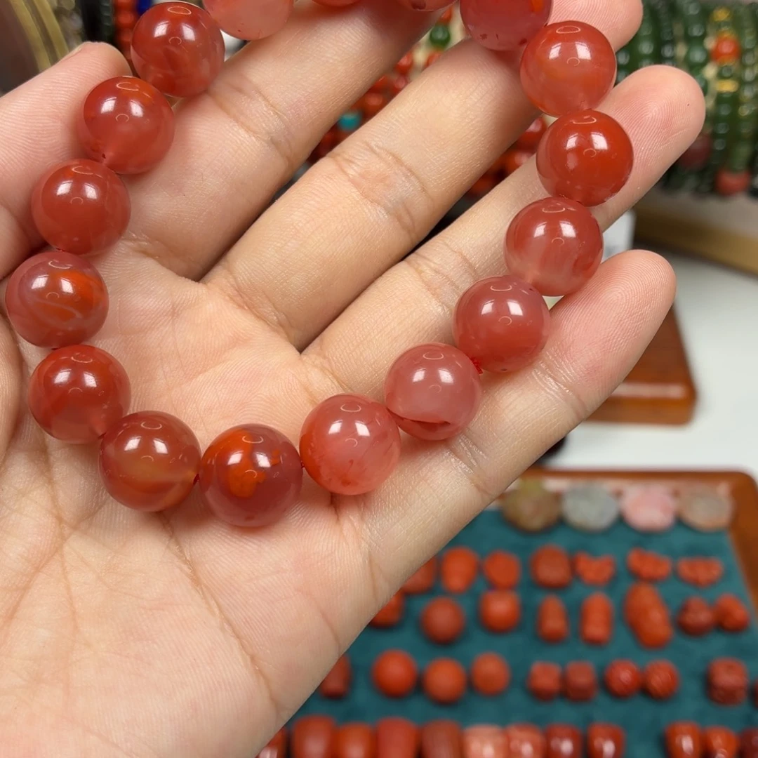未镶嵌配饰南红玛瑙12mm