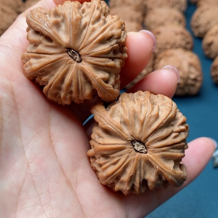 文玩核桃把件44磨盘