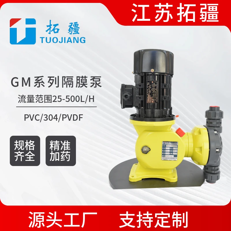 拓疆隔膜计量泵耐酸碱GM120加药耐腐蚀污水处理设备