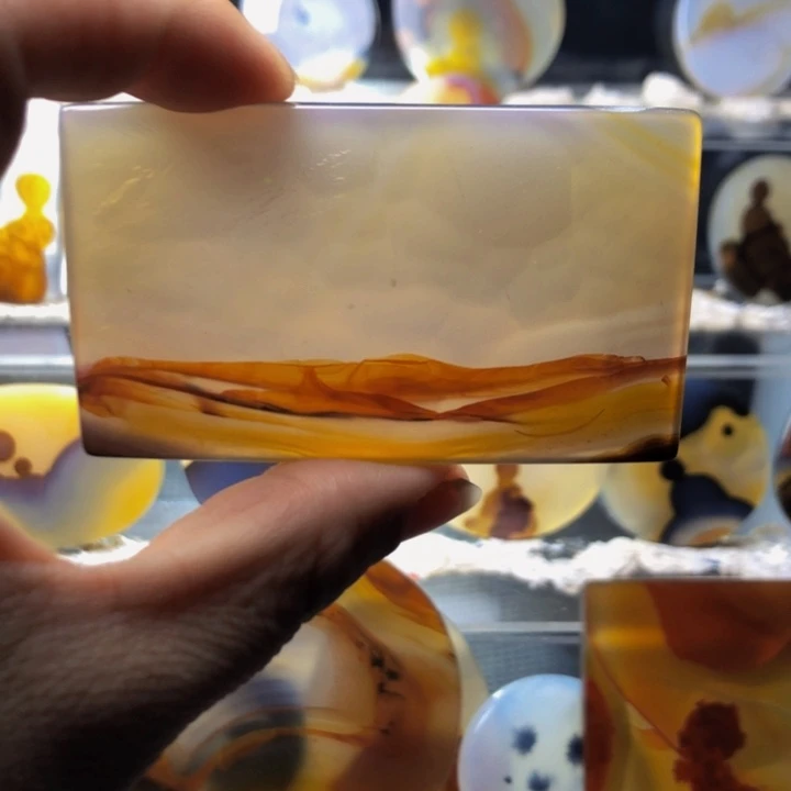 合金玛瑙/玉髓珠宝奇石58