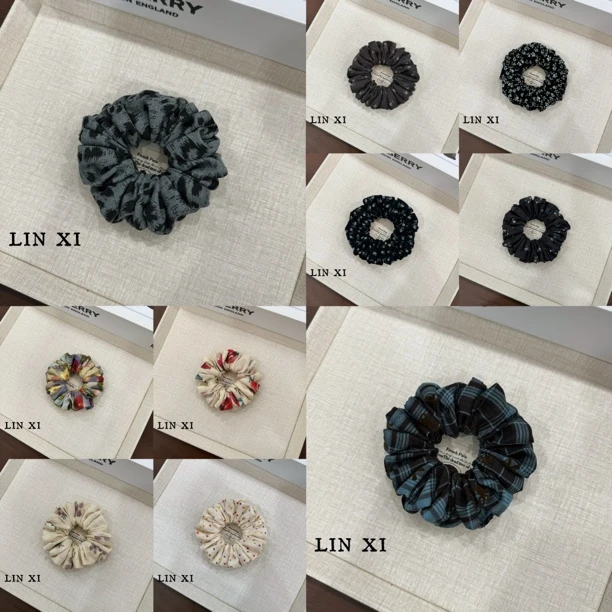 林兮原创 日常百搭中号褶皱肠圈发圈（预售）