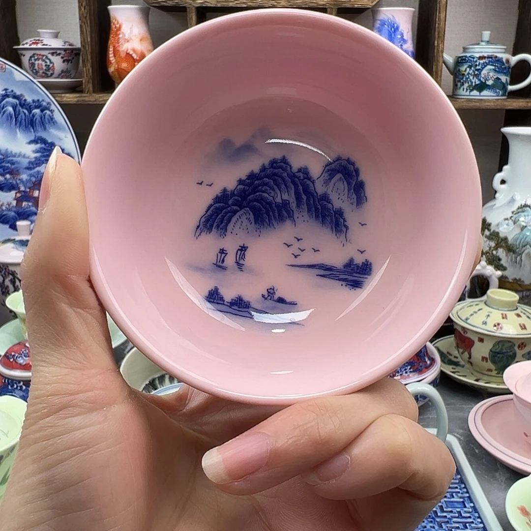 陶瓷杯子景德镇陶瓷567老厂瓷16