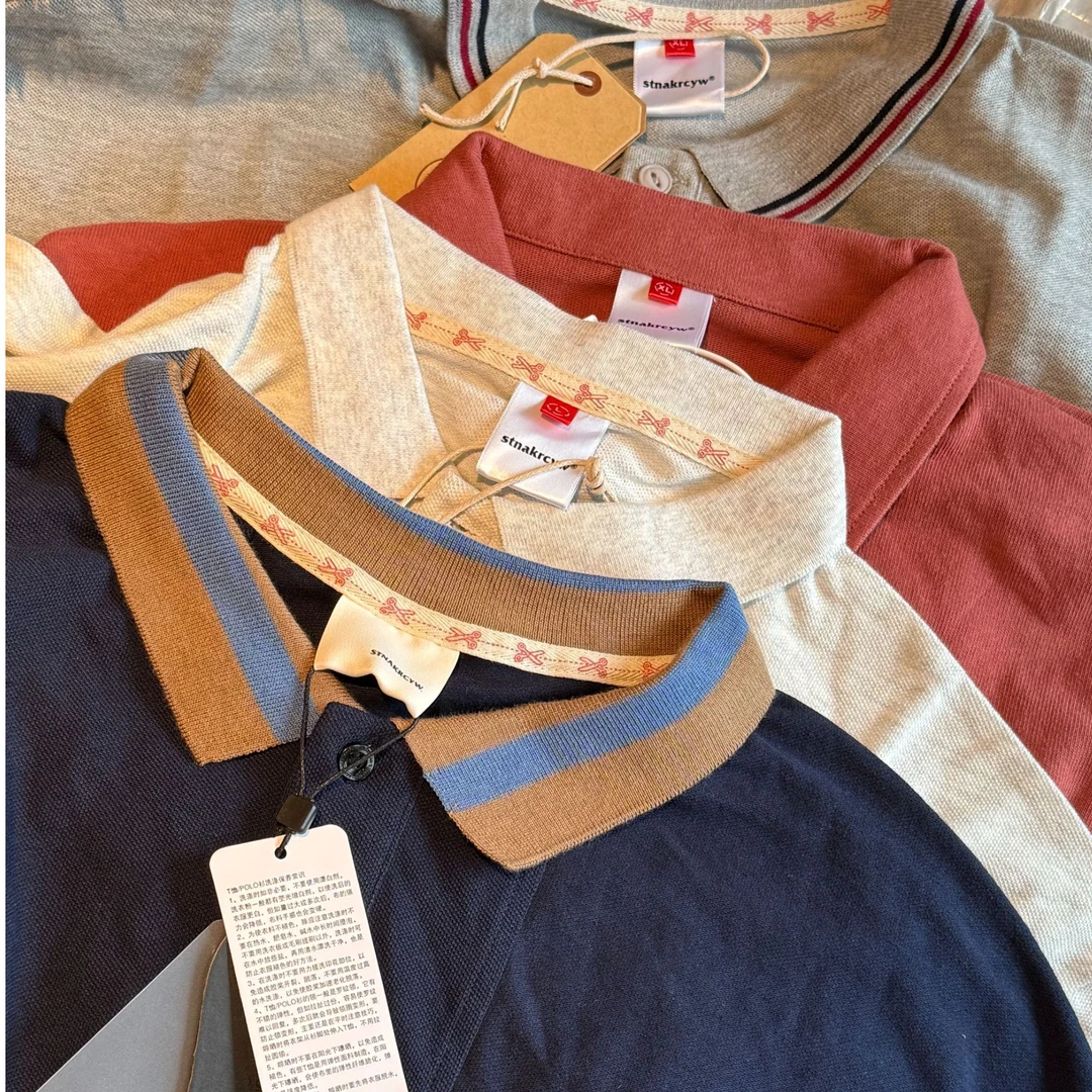 POLO杉百棉高克重刺绣高品质网红达人款