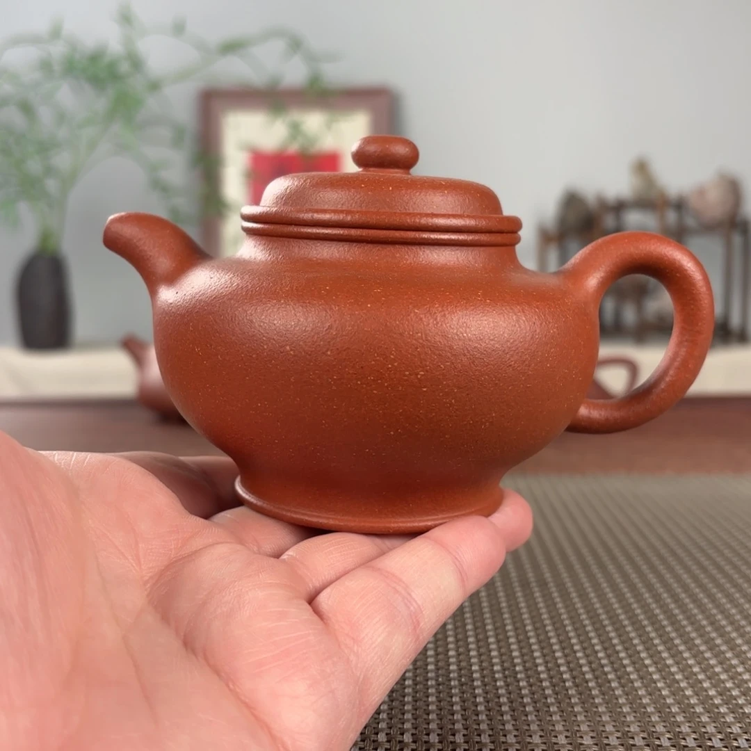 牧***鱼紫砂茶壶微瑕黄龙山原矿紫砂壶