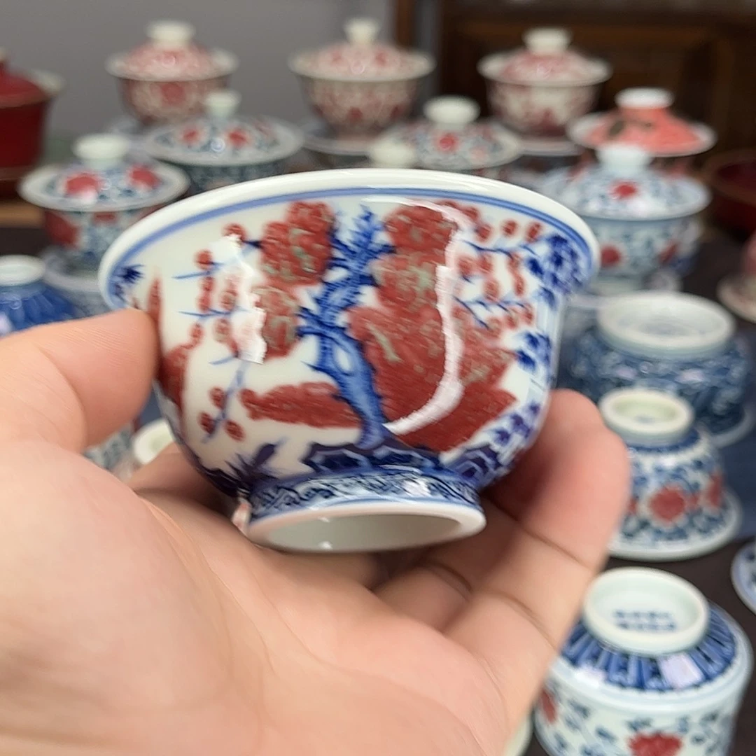 景德镇陶瓷青花釉里红