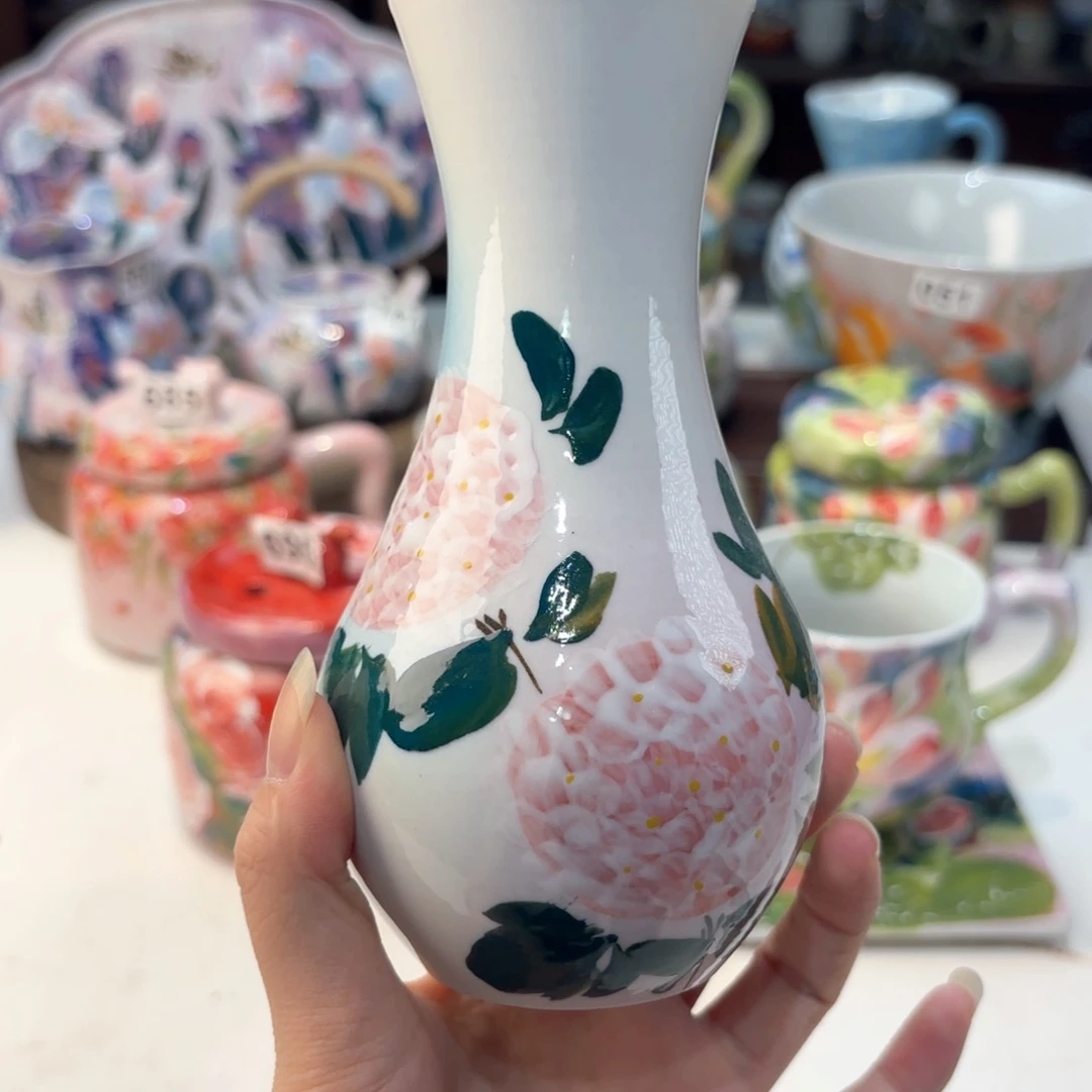 景德镇手绘高温釉下彩陶瓷茶具