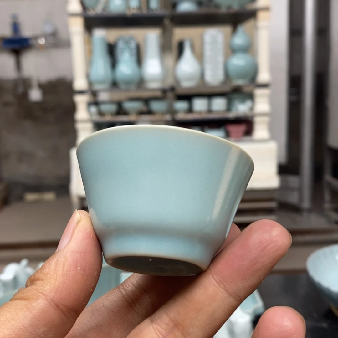 可***记抱朴汝瓷仿古微瑕