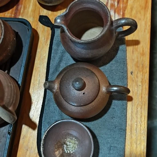 粗陶泡茶壶粗陶公道杯主人杯