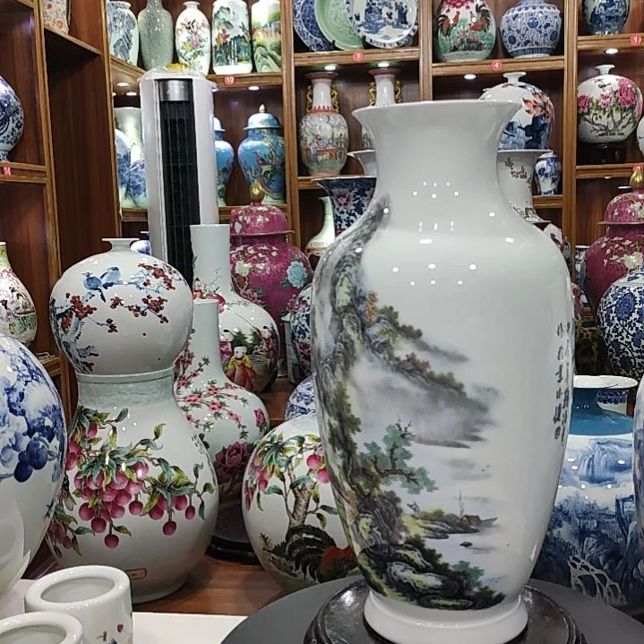 瓷片景德镇陶瓷花瓶子