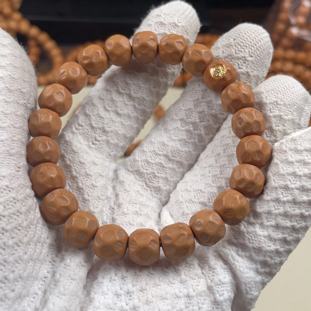 猴头核桃手串泛油微瑕带标黑金奶酪