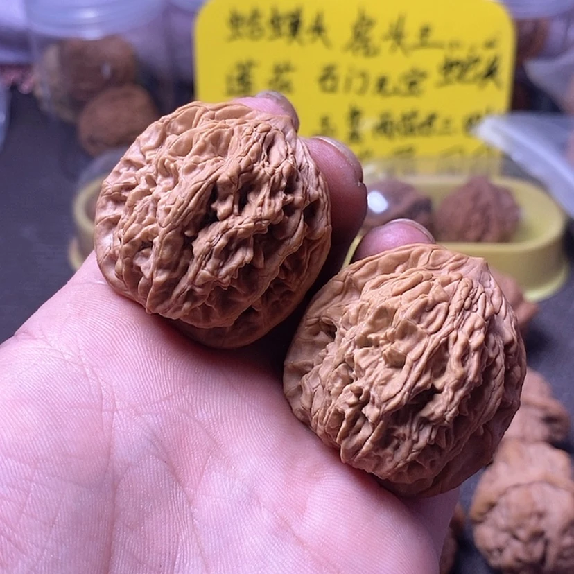 【闪购商品】吊坠文玩核桃40.5麦穗虎头全品