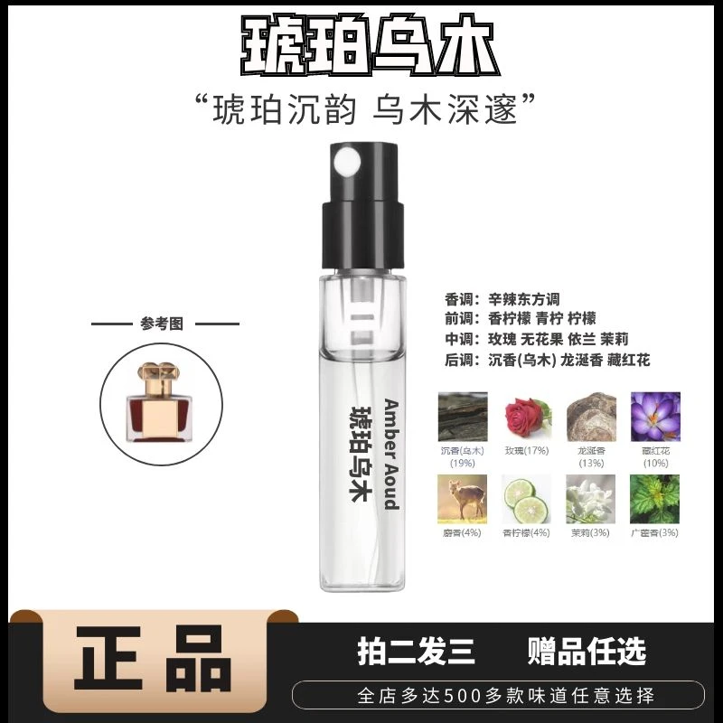 正品琥珀乌木极乐世界危险丑闻持久留香男士女士无人区玫瑰香水