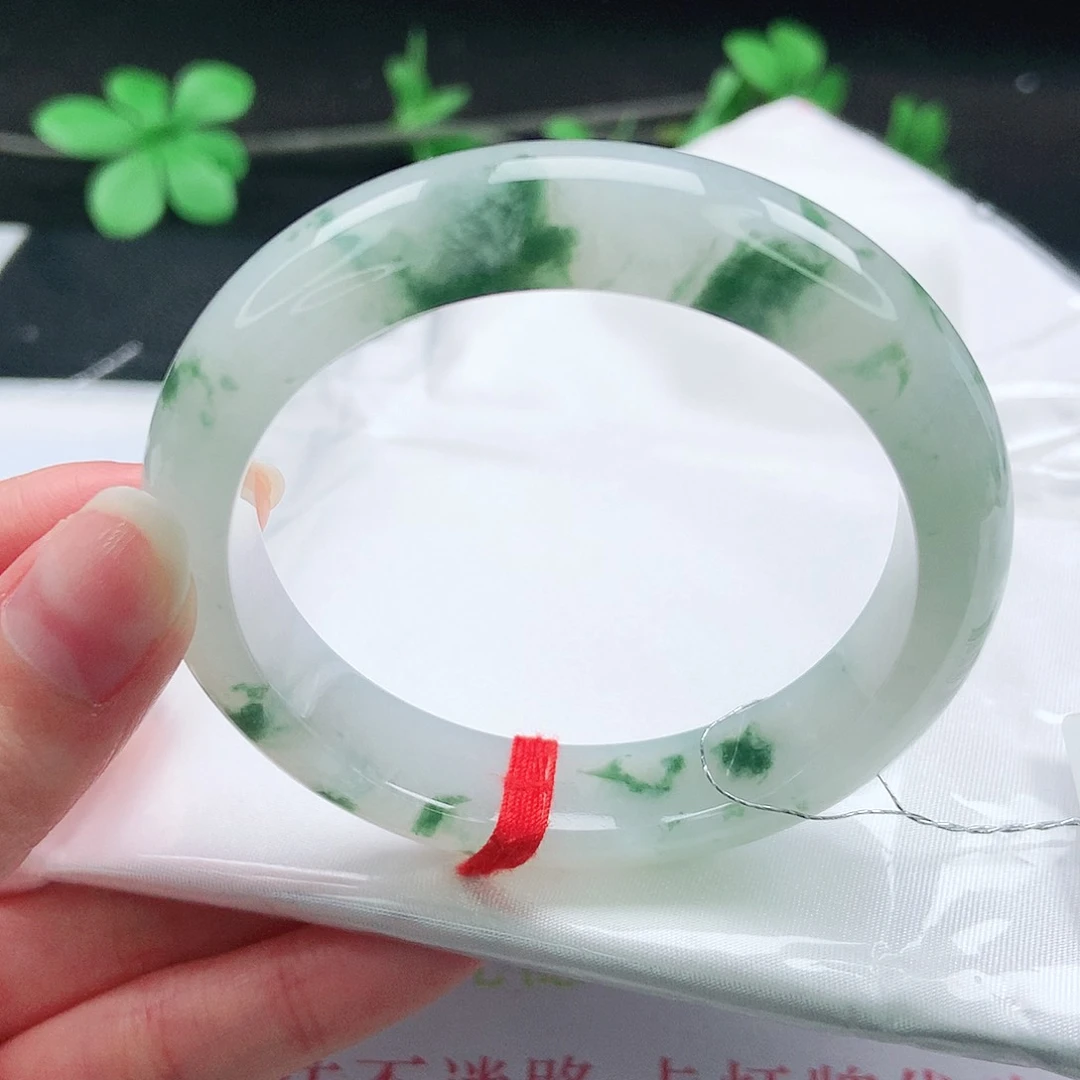 未镶嵌手镯翡翠53圈