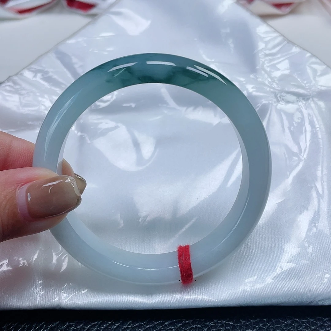 翡翠手镯未镶嵌缅甸翡翠56圈118