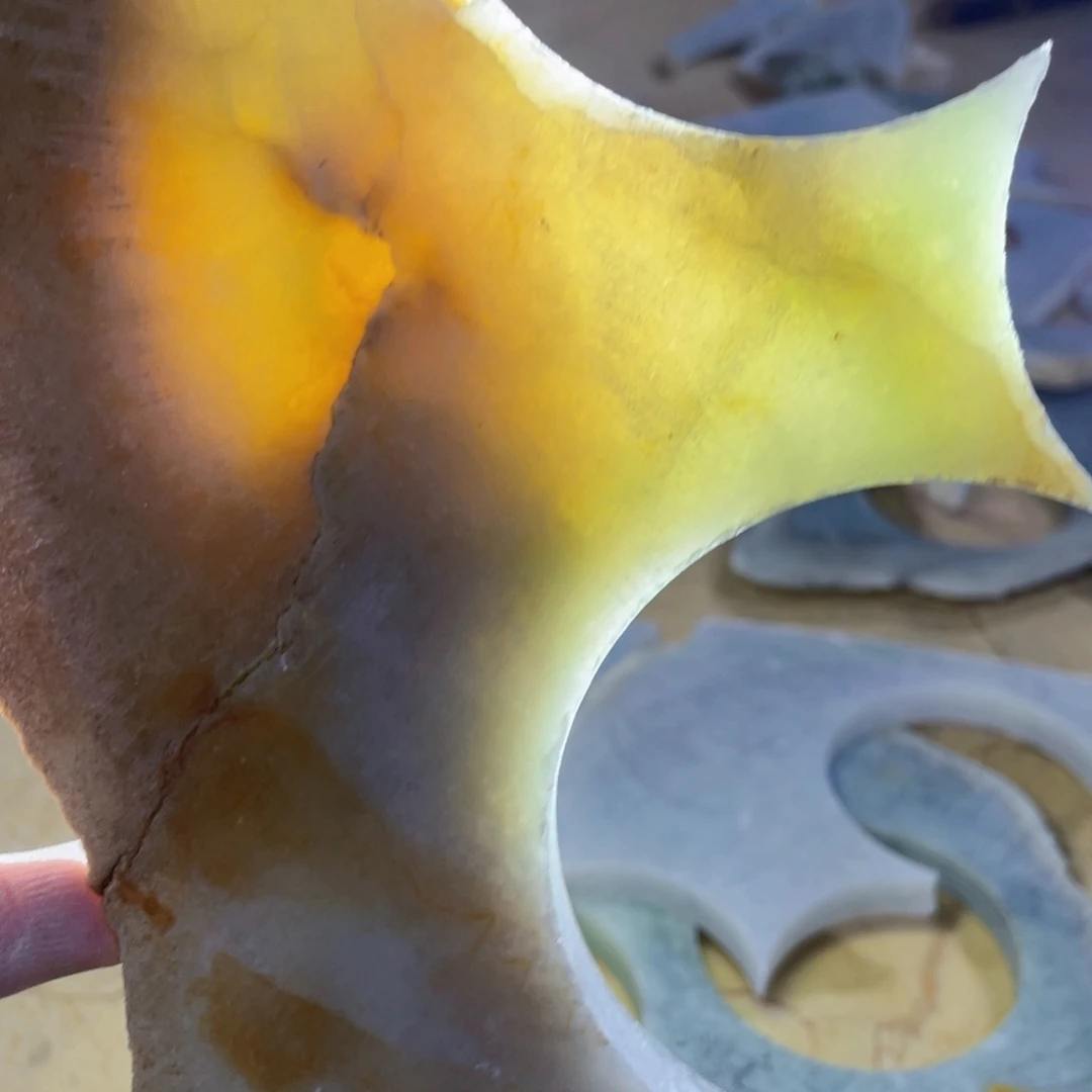 翡翠未镶嵌挂件缅甸天然翡翠片料