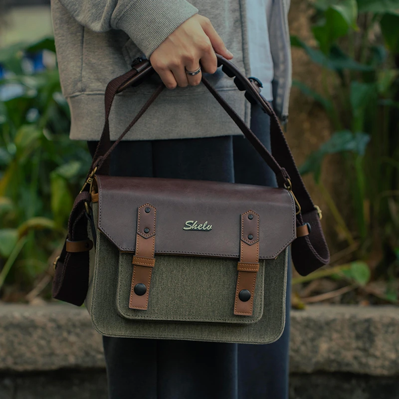 复古数码相机包富士xt50xt30索尼康佳能微单反摄影包单肩斜跨配件