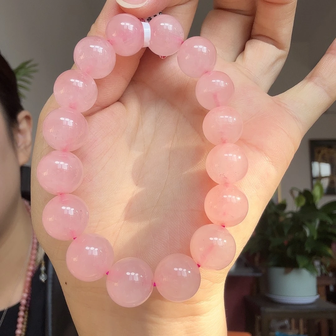 水晶手链未镶嵌宝**！粉晶