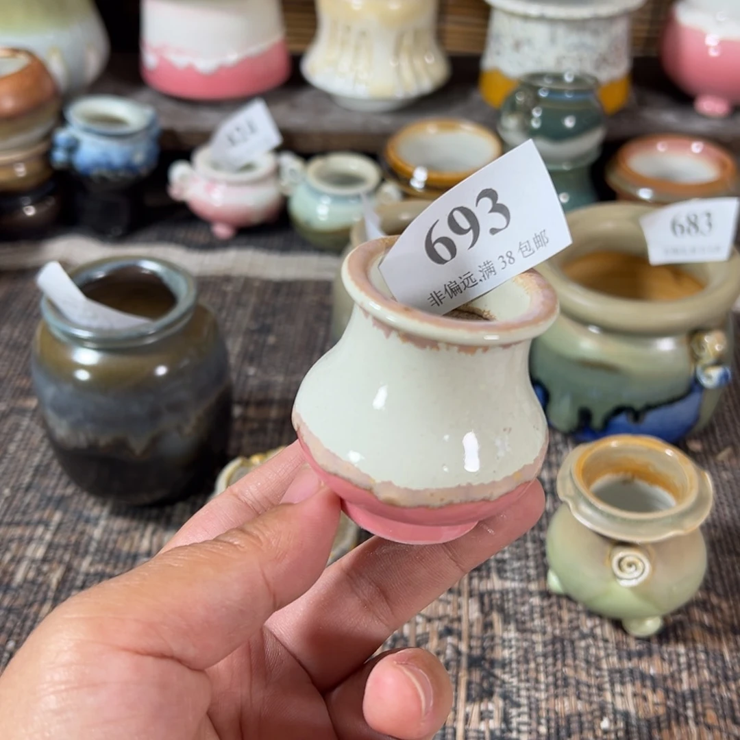 口3 手工花盆满30包邮