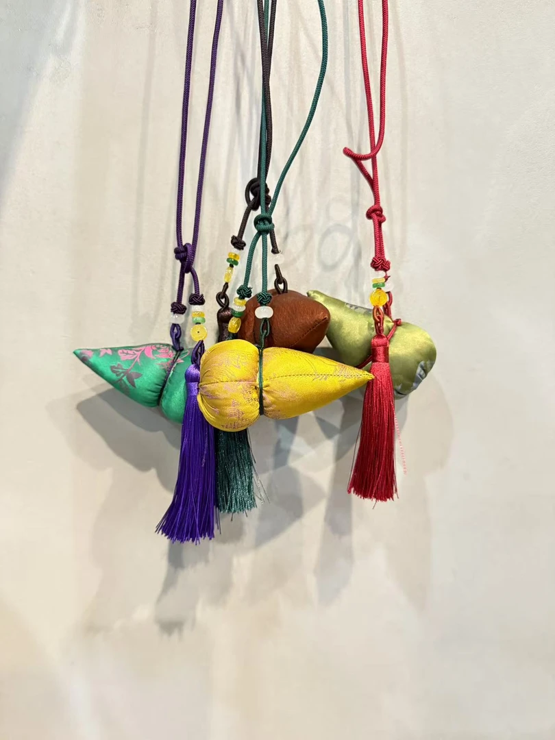 「利琪高订」国风新中式手工编织百搭葫芦苏挂件CB655