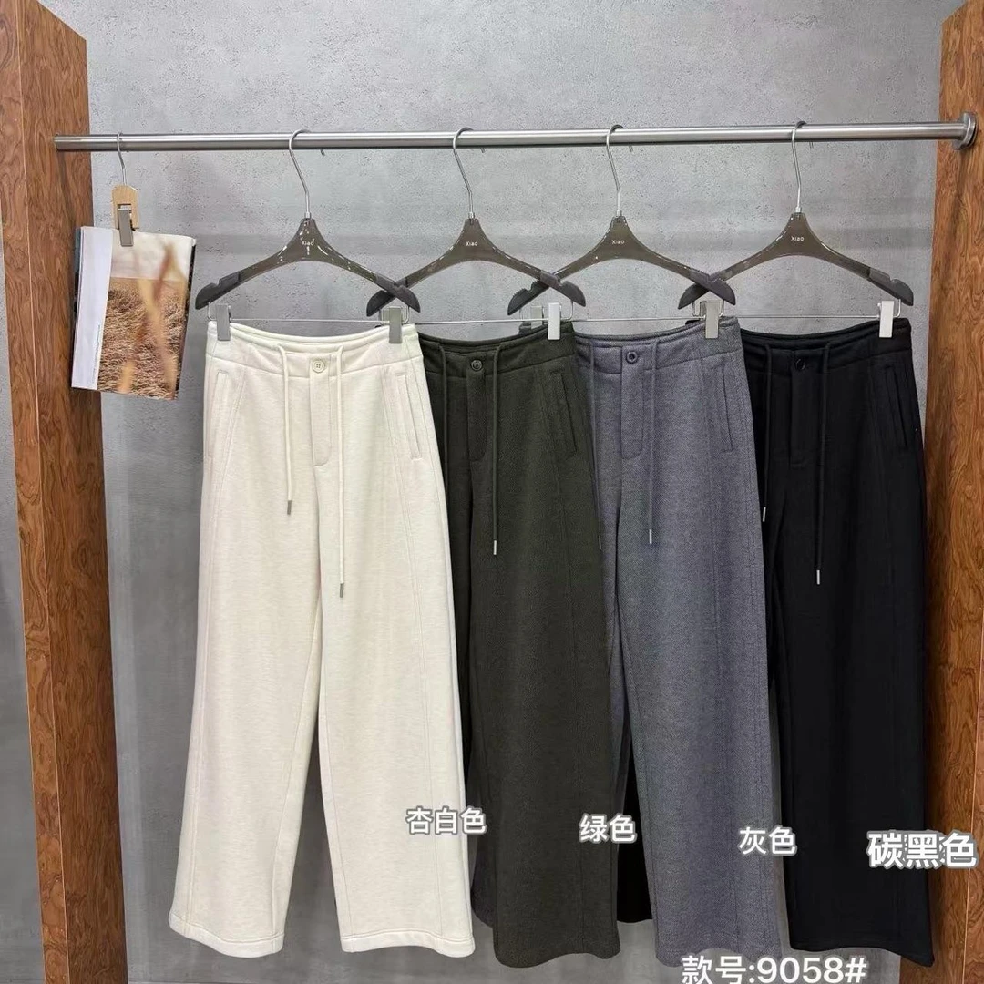 杨杨 潇家-9058(顶流Y毛裤)高腰加绒显瘦Y毛慵懒裤