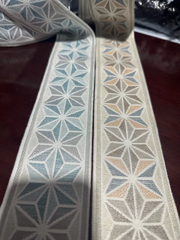 中式窗帘提花边装饰沙发垫抱枕辅料高精密织带宽约8厘米