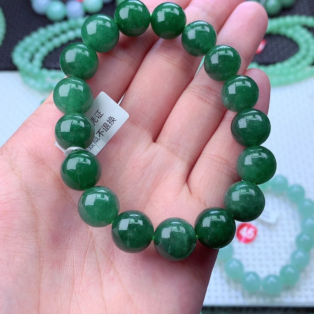 翡翠未镶嵌毛衣链