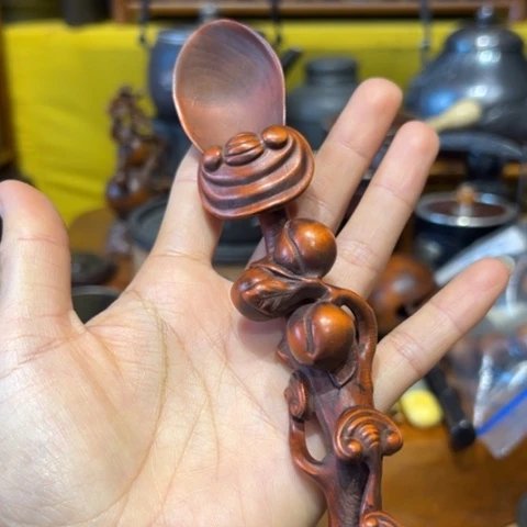 蜜安罐瓷香炉锡茶则