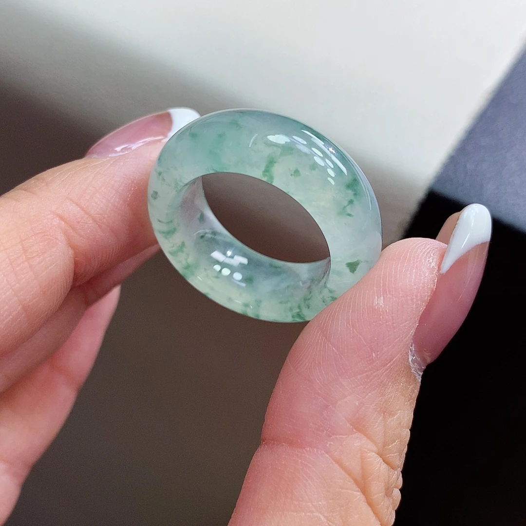 未镶嵌戒指翡翠18-19号