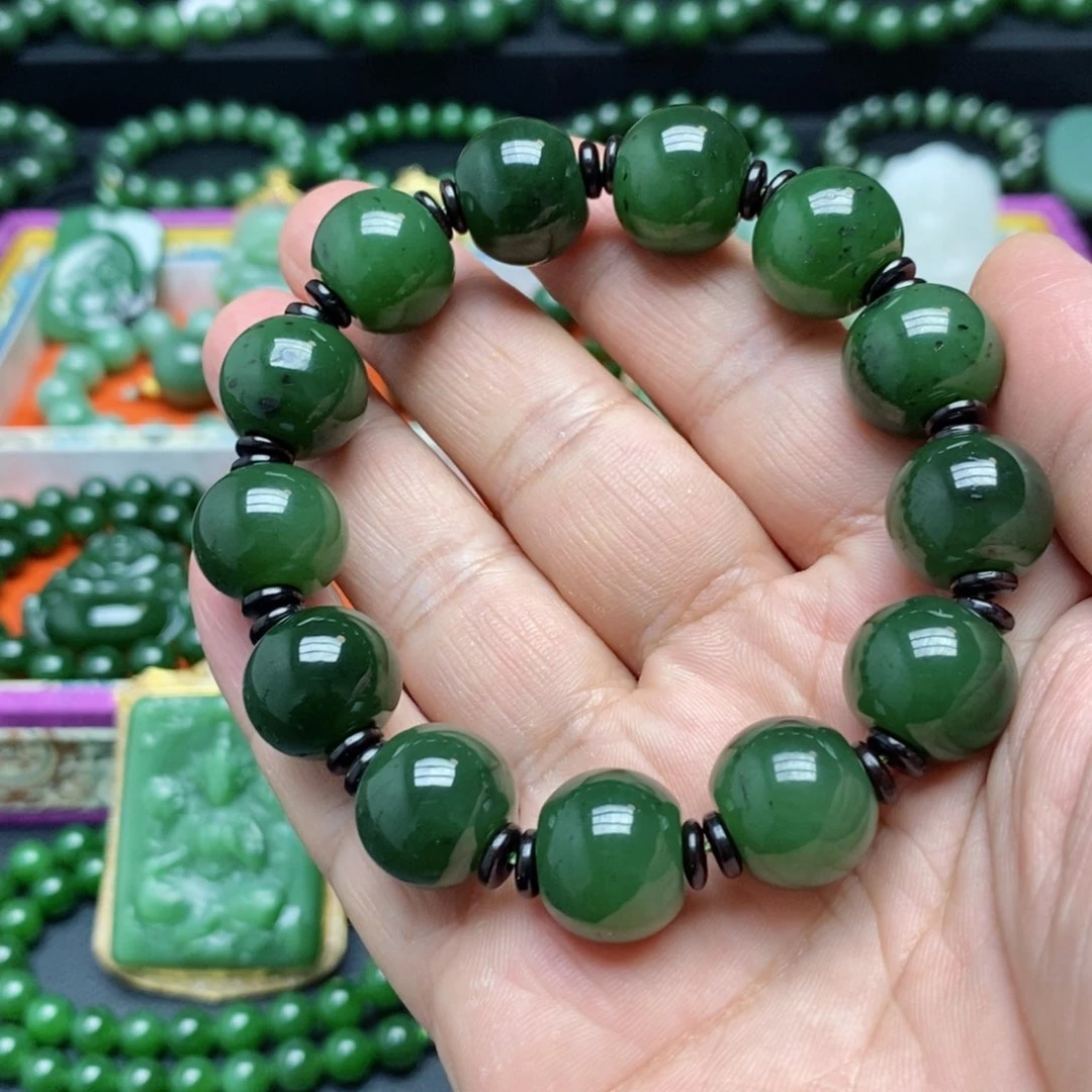 和田玉（碧玉）手串未镶嵌
