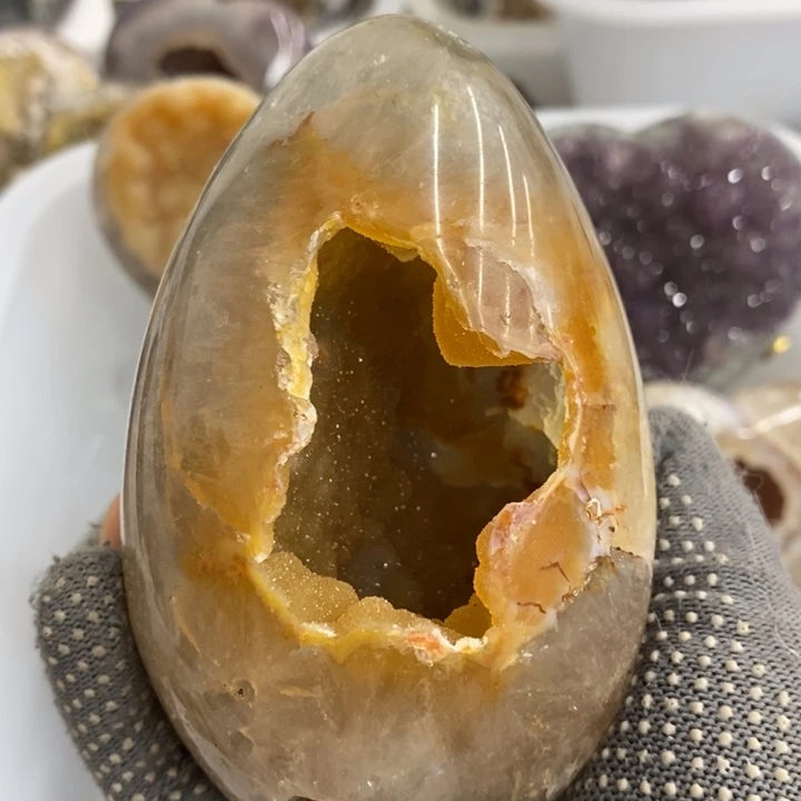 紫晶未镶嵌珠宝半成品