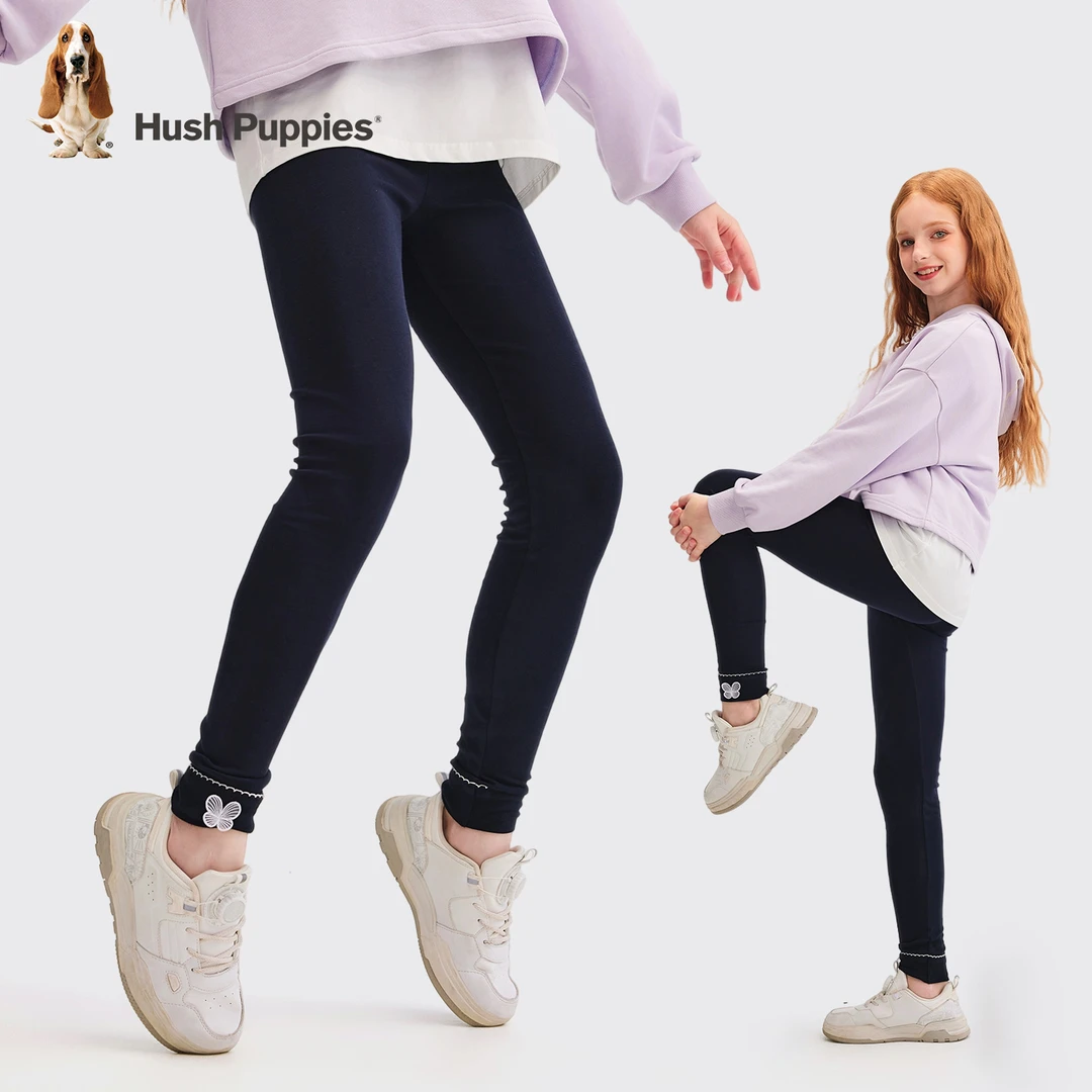 【打底裤】暇步士童装2025年秋季新款女大童立体蝴蝶可爱打底裤