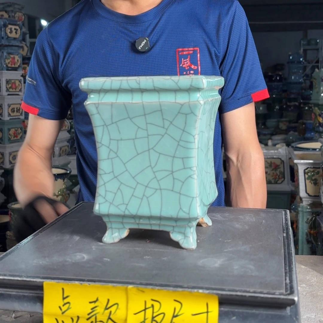 一风堂石湾花盆 内10*15