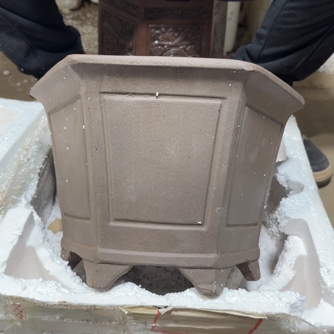 紫砂花盆口径27 23高度17