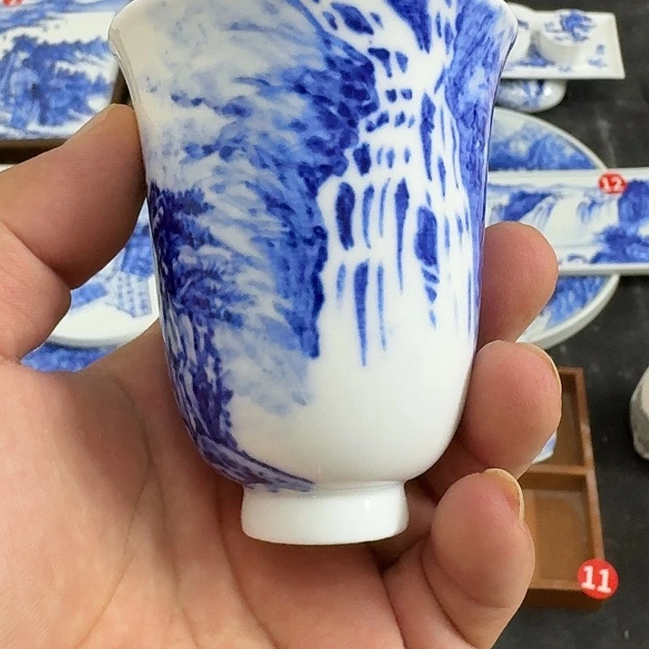 待***时瓷片景德镇瓷器手工手绘