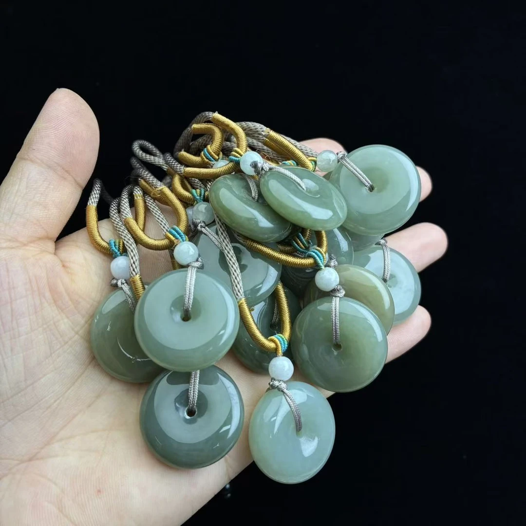 和田玉平安扣吊坠【小北质检】ZJH945Z24多样性发一