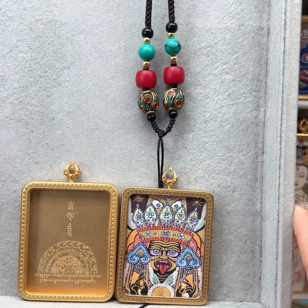 吊坠双****店铜单面扎基绳子2