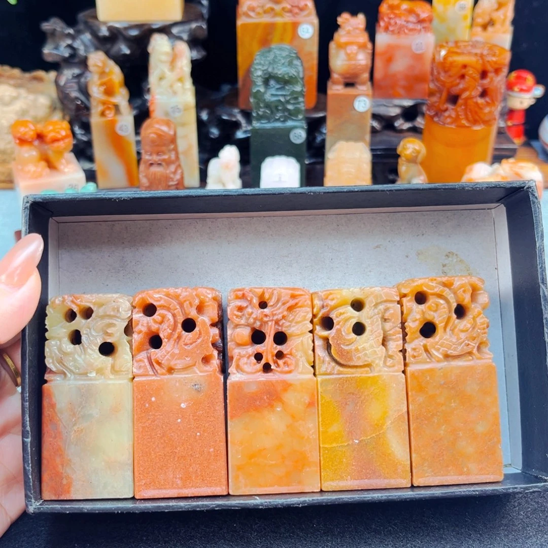 寿山石捡漏瑕疵品3*3